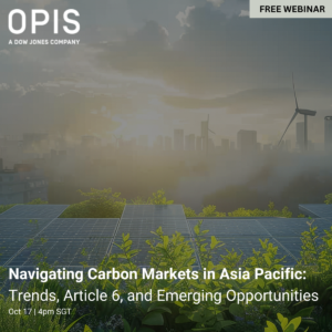 Webinar: Navigating Carbon Markets in Asia Pacific